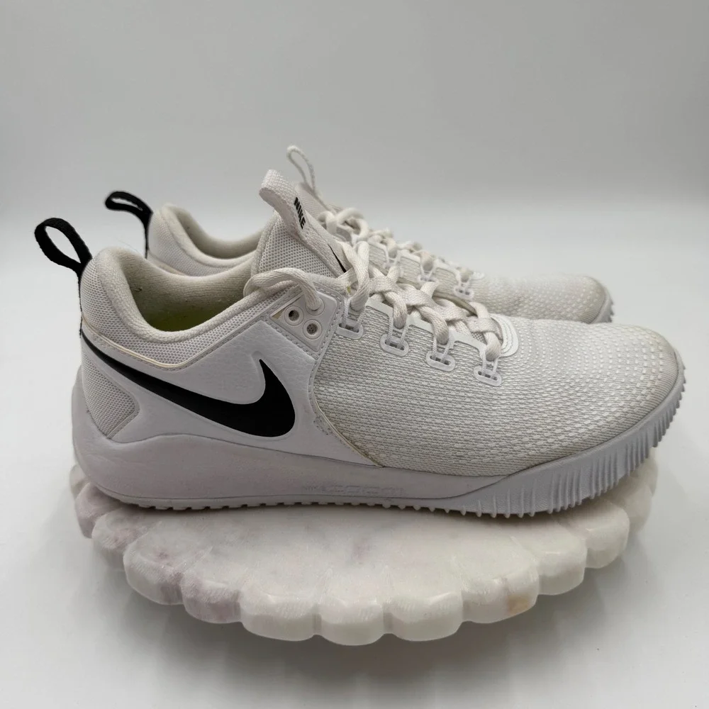 Nike Zoom Hyperace 2 Womens Volleyball Shoes White Black AA0286-100 Size 9
